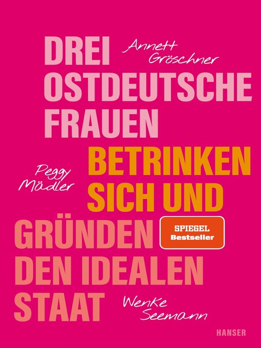 Title details for Drei ostdeutsche Frauen betrinken sich und gründen den idealen Staat by Annett Gröschner - Wait list